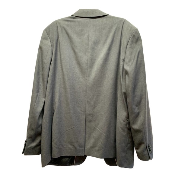 Merona Mens Size XL Gray Slim Fit Vented 2-Button Suit Jacket (KH17) - Picture 6 of 7